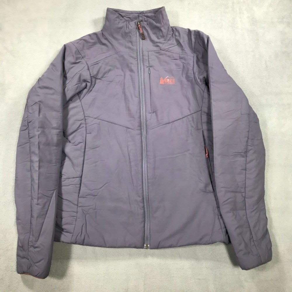 REI Coop Jacket Womens Extra Small Purple Insulated Lightweight Coat Travel Hike